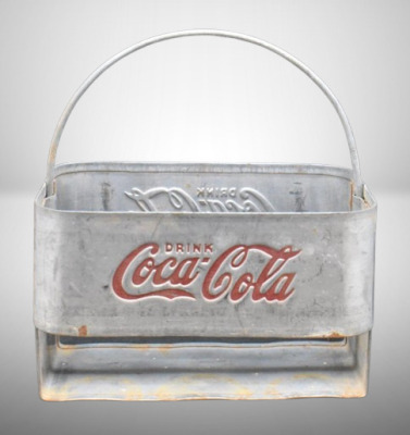 Coca-Cola aluminum 6-bottle carrier