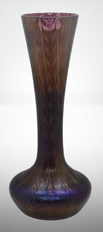 Amethyst Murano Art Glass 10" vase