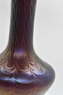 Amethyst Murano Art Glass 10" vase - 5