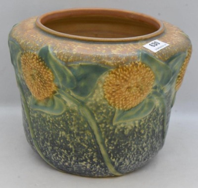 Roseville Sunflower 486-5" vase - 3