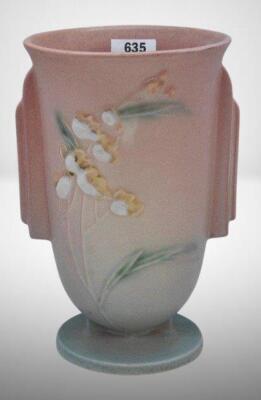 Roseville Ixia 852-6" vase, pink