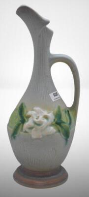 Roseville Gardenia 617-10" ewer, gray