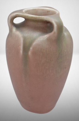 Rookwood #2428 tri-handled vase, 5.5" tall, 1926