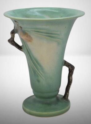 Roseville Pine Cone 906-6" vase, green