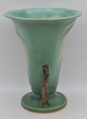 Roseville Pine Cone 906-6" vase, green - 2