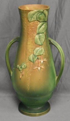 Roseville Fuchsia 905-18" floor vase, green - 3