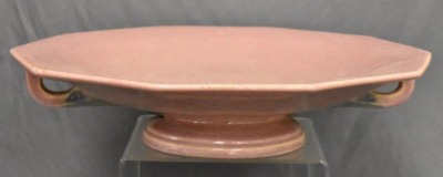 Roseville Tuscany 174-12" bowl, pink - 3