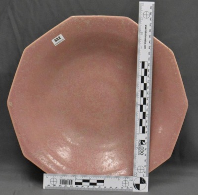 Roseville Tuscany 174-12" bowl, pink - 8