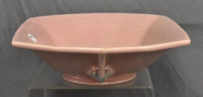 Roseville Tuscany 173-10" bowl, pink - 4