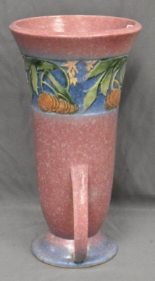 Roseville Baneda 593-8" vase, pink - 2