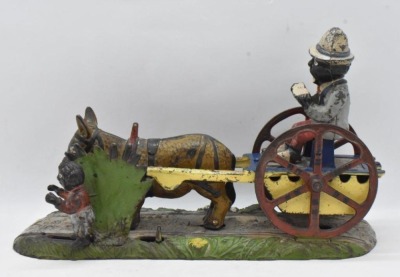 Cast Iron "Bad Accident" mechanical bank - works - 4