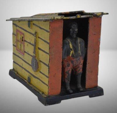 J.E. Stevens "Cabin" mechanical bank