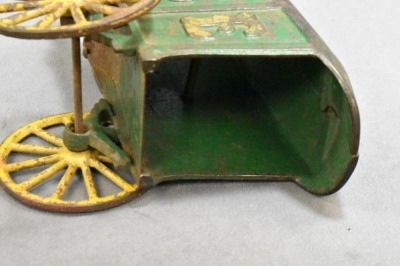 Kenton Cast Iron horse-drawn "Ice" wagon, 13"l - 9