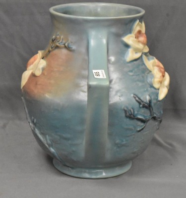 Roseville Magnolia 91-8" vase, blue - 4