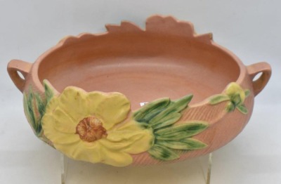 Roseville Peony 429-8" bowl, pink - 2