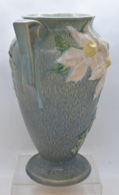 Roseville Clematis 111-10" vase, blue - 4