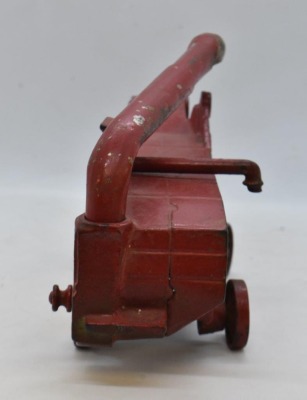 McCormick Deering Arcade Cast Iron threshing machine, 9"L - 4