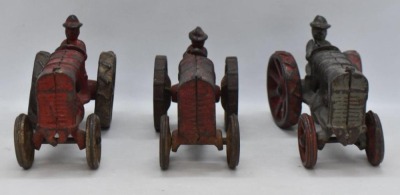 (3) Cast Iron miniature tractors - 2