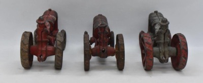 (3) Cast Iron miniature tractors - 4