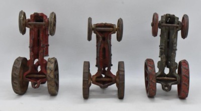 (3) Cast Iron miniature tractors - 6