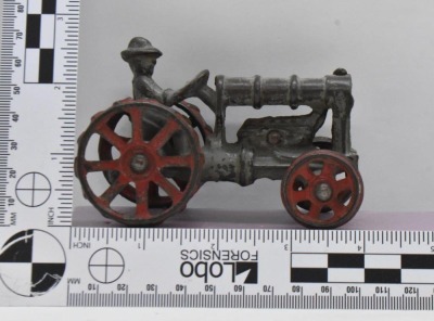 (3) Cast Iron miniature tractors - 8