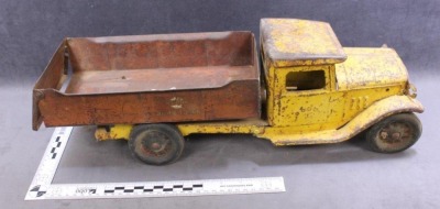 1930's Buddy L pressed steel "Dump Truck", 19.5"l - 4