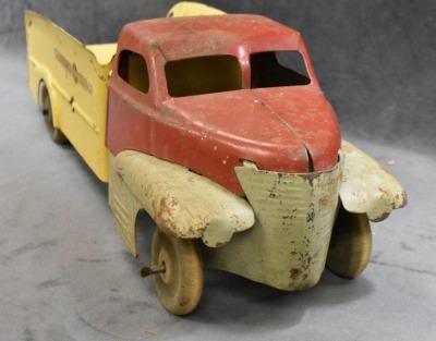 Buddy L pressed steel "Baggage Truck", 17"l - 2