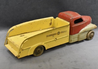 Buddy L pressed steel "Baggage Truck", 17"l - 3