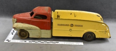 Buddy L pressed steel "Baggage Truck", 17"l - 5