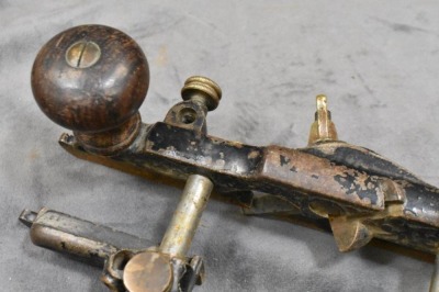 (2) antique combination planes & (2) comps. of bits - 6