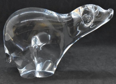 Murano? crystal Polar Bear figurine - 3