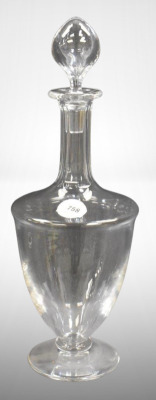 Mrkd. Baccarat 13" crystal decanter w/ stopper