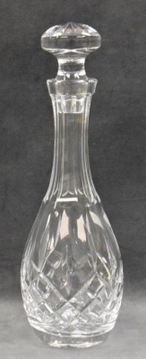 Waterford Lismore 11.5" liquor decanter w/ stopper - 4