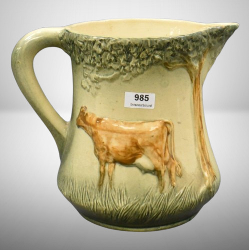 Roseville Early 6.5" pitcher, Cow