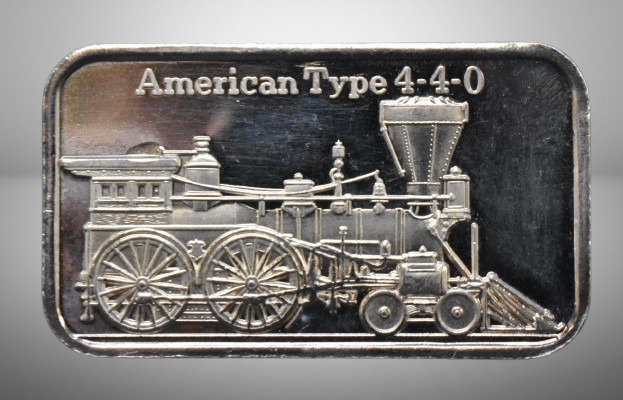 Locomotive 1 troy ounce silver bar