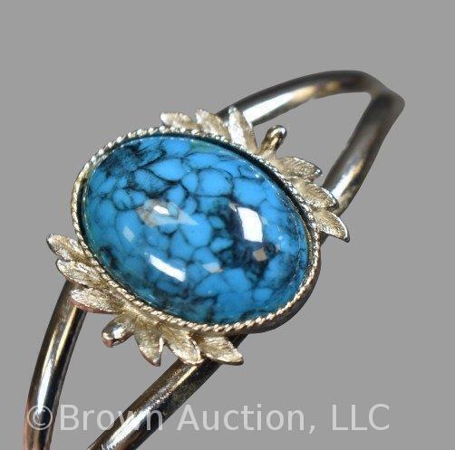 Native American turquoise cuff bracelet