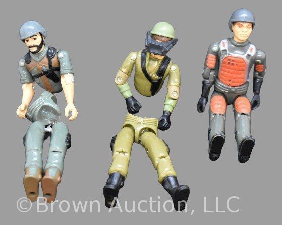 (3) Vintage Hasbro G.I. Joe 1982 action figures