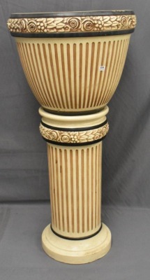 Weller Zona jardiniere and pedestal - 2