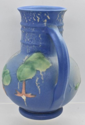 Roseville Fuchsia 891-6" vase, blue - 2