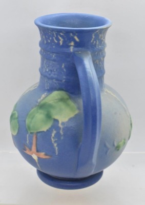 Roseville Fuchsia 891-6" vase, blue - 4