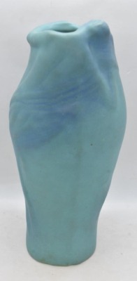 Van Briggle Lorelei 9" vase, turquoise - 2
