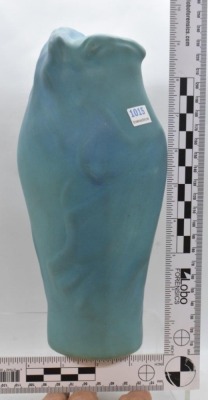 Van Briggle Lorelei 9" vase, turquoise - 4