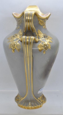 Mrkd. Royal Bonn Art Nouveau 8.5" portrait vase - 4