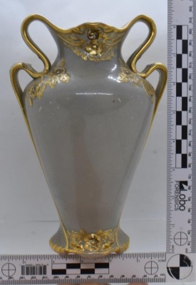 Mrkd. Royal Bonn Art Nouveau 8.5" portrait vase - 5