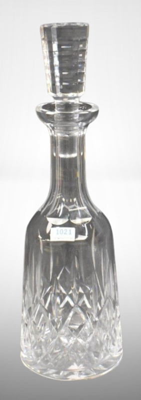 Waterford Lismore 13.5" decanter w/ stopper