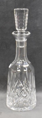 Waterford Lismore 13.5" decanter w/ stopper - 2