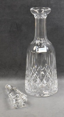 Waterford Lismore 13.5" decanter w/ stopper - 5