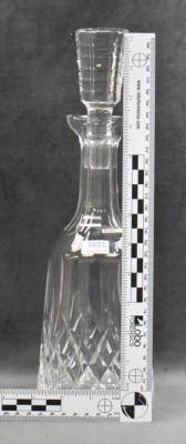 Waterford Lismore 13.5" decanter w/ stopper - 7
