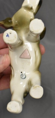 (2) Mrkd. Royal Dux elephant figurines, pink triangle mark - 6