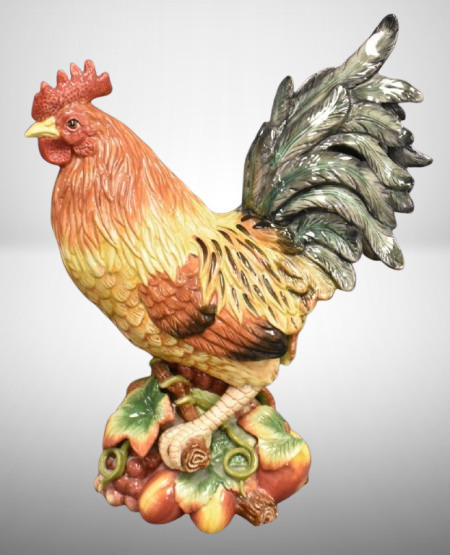 Fitz and Floyd 18"h Rooster figurine